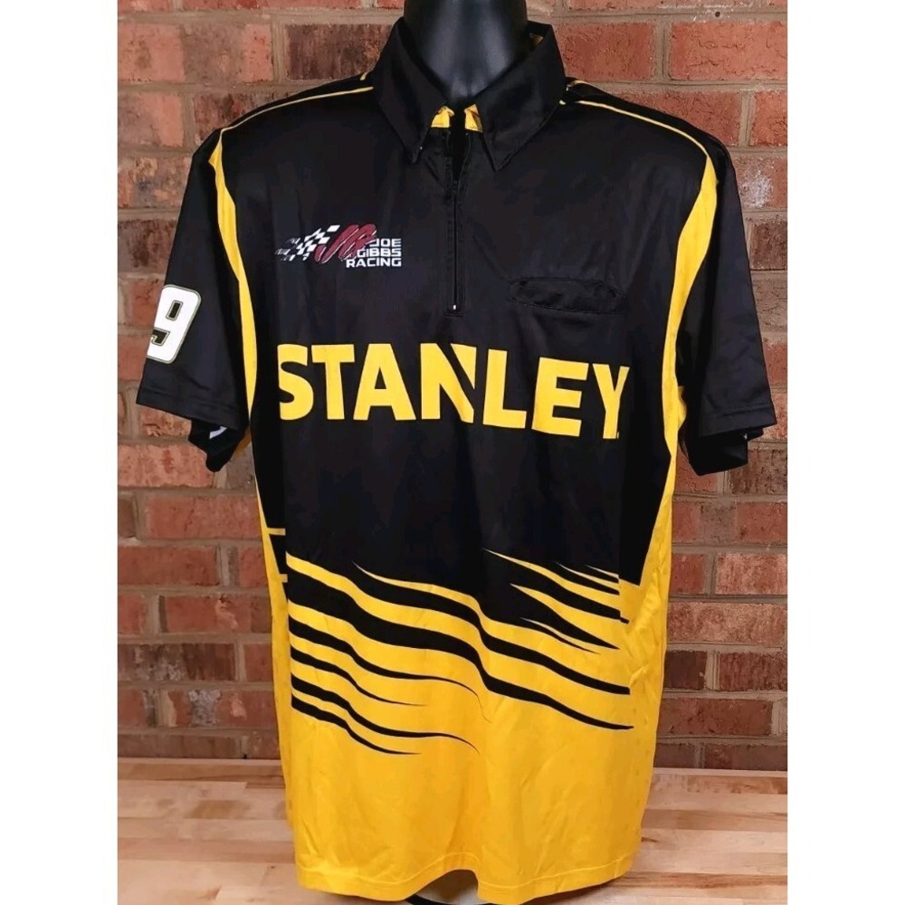 Joe Gibbs Racing 19 Stanley Toyota Nascar Carl Edwards Team Large Crew Shirt